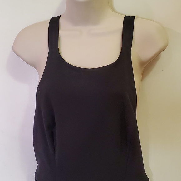NBD Black Sleeveless Mini Dress with Side Strap Cutouts and Back Exposure, Large - Picture 5 of 16